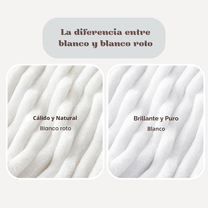 Manta Serena | Manta cruda para cama o sofá