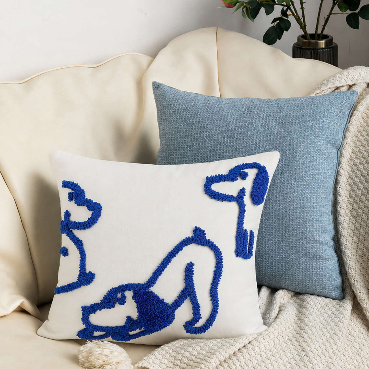 Funda almohadón Doggie | 45 cm x 45 cm