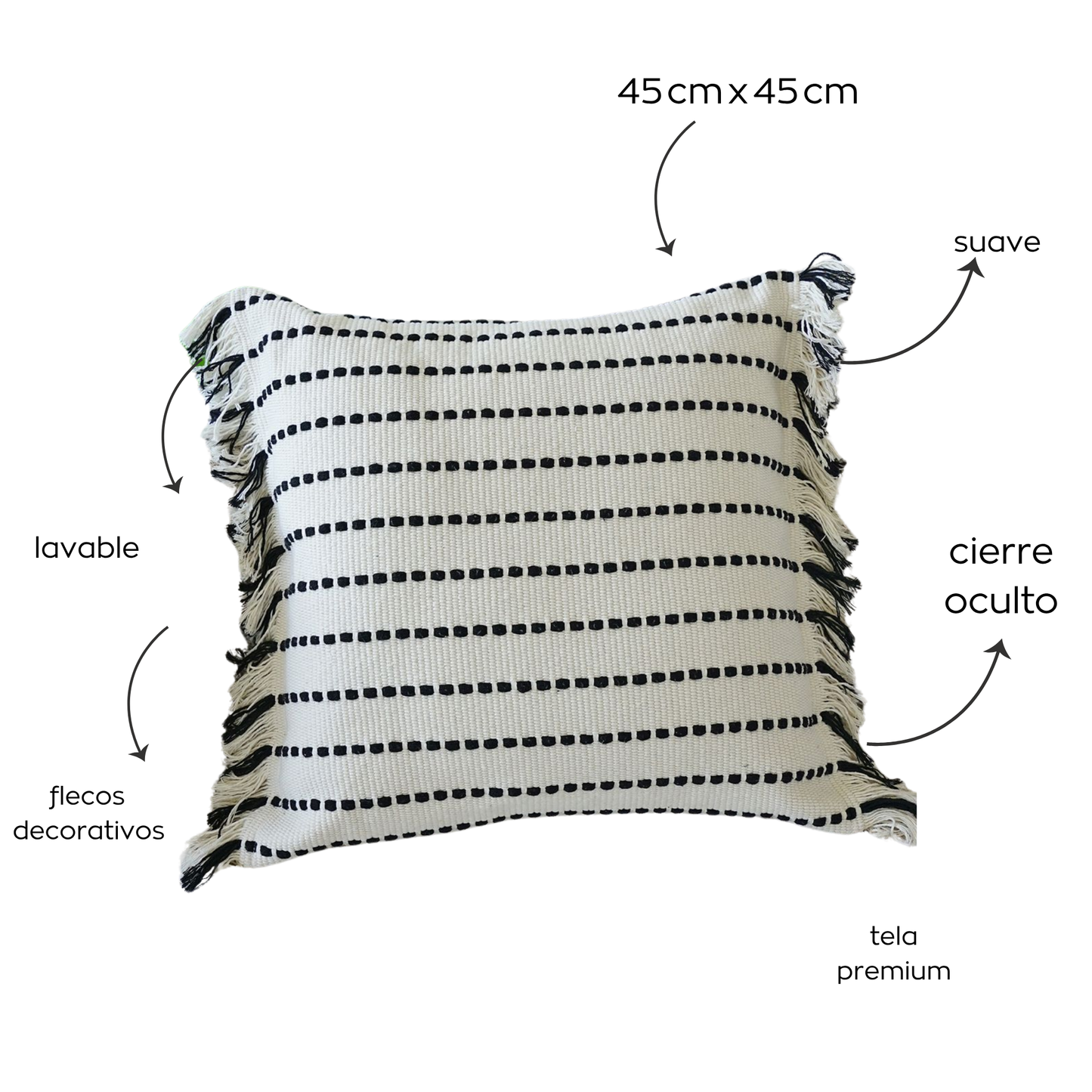 Pack de fundas de almohadones | Rayas