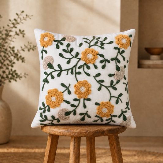 Funda almohadón Floreada | 45 cm x 45 cm