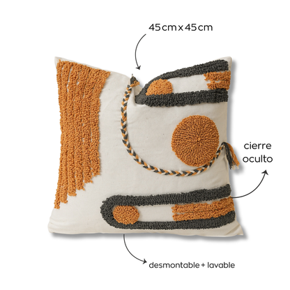 Funda almohadón Boho Chic | 45 x 45 cm