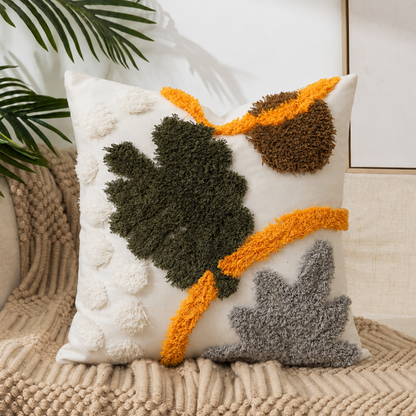 Funda almohadón Boho Bordada | 45 x 45 cm