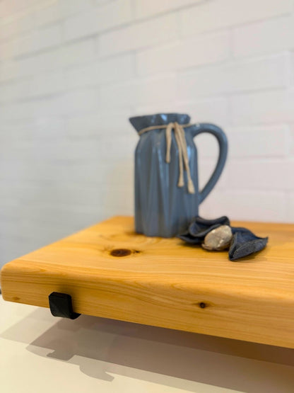 Estantes + ménsulas de hierro