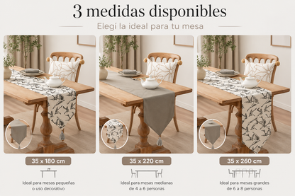 Caminero Golondrinas Reversible - 220 largo